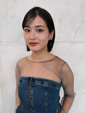 トリコ トウキョウ アヴェダ 表参道店(tricot TOKYO AVEDA) ぱっつんボブ コンパクトボブ