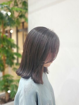 アン アオヤマ(Ann AOYAMA) 切りっぱなしBOB/黒髪BOB