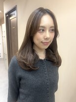 ムード(mood)&nbsp;レイヤーカット/ハッシュカット/ミディアム/韓国風/かきあげ