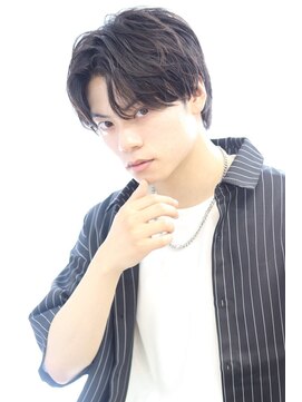 ビューティーアンドフリーハコ(Beauty&Free HACO) 【大人のニュアンスパーマ】センターパート【10代20代30代40代】