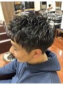 スパイキーパーマ