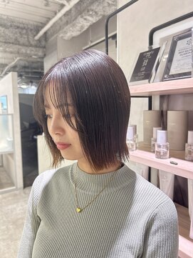 レーヴバイキートス(REVE by kiitos) 今っぽ可愛い切りっぱなしボブ