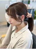 レイヤーカットハッシュカット髪質改善顔周り前髪ボブブリーチ