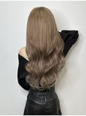 ★ 柔らかミルクティー×透け感ハイライトエクステ
