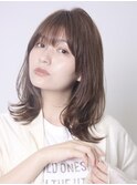 ブラウン×外はね