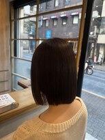 アース 三軒茶屋店(HAIR&MAKE EARTH)&nbsp;すっきりまとまるミディアムボブスタイル【三軒茶屋】
