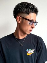 メンズサロンオー 宮崎(Men's salon O.)&nbsp;スペインカール フェード スパイラル メンズ ショート 刈り上げ