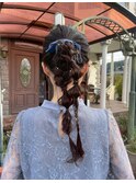 発表会♪ポニーテール お子様ヘア 結婚式 お呼ばれ