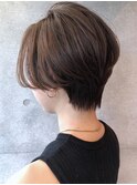 大人丸みショートボブ