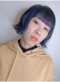 魅惑のEarthカラー×切りっぱなしボブ×ユニコーン×イルミナ