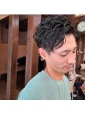 メンズ 大人パーマ