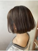 人気のナチュラルボブ 原明日香