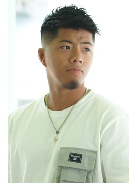 にもう ワイルドアップバングビターフェードカット1