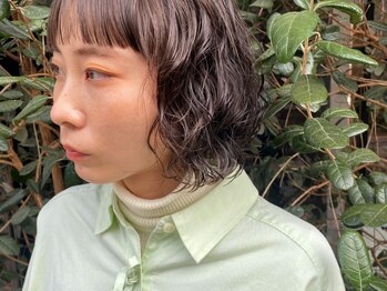 トロンヘアー(tronc hair)の写真/【五日市駅/徒歩2分】髪と頭皮に優しいオーガニックcolor使用＊ツヤと透明感もプラス！