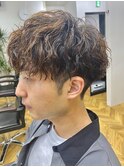 【YOSHI】メンズ　ツイストスパイラルパーマ