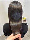 髪質改善/ショコラアッシュ/ヘルシースタイル/縮毛矯正/春カラー