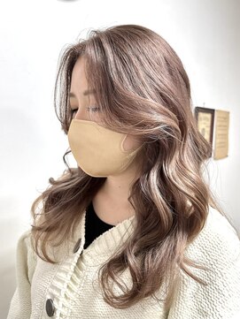 ヘアーデザインサロン スワッグ(Hair design salon SWAG) milk tea greige face layer cut