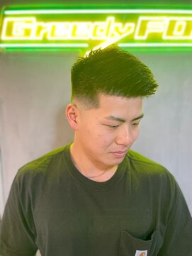 グリーディーフォックス 三軒茶屋(GreedyFOX) 波巻き/マッシュパーマ/ウルフ/ハイライト<理容室>三軒茶屋