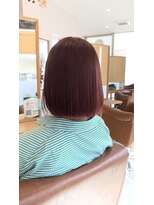 パルフェ ヘアー バイ オーク 九大学研都市(parfait hair byOAK) ピンクボルドー