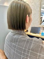 サンド 鹿児島中央(sand)&nbsp;黒髪/グレーベージュ/レイヤーロング/前髪パーマ[鹿児島駅]