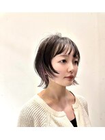 アース 上本町店(HAIR&MAKE EARTH) 20代30代大人ショートボブｘ小顔ウルフカット丸みショート