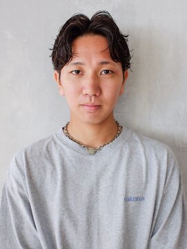 アルバム 渋谷パルコ(ALBUM) センターパートウルフマッシュパーマベリーショート_ba477602