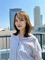 バランス 天王寺店(Balance)&nbsp;くびレイヤーエモージュ似合わせ外ハネカールセミディ