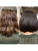 【縮毛矯正】before→after