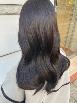 ジーナ 船橋(Zina) 髪質改善＊ロングレイヤーグレーベージュ＊美髪【Zina船橋】