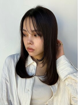 ガーデン 銀座(GARDEN) デジタルパーマ　ブルーブラック　美髪　イメチェン　透明感