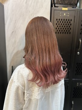 ヴァイス 渋谷店(VAICE) グラデーションカラー/ハイトーンカラー/ピンクベージュ