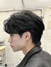 メンズカット＋フェザーパーマ / ￥12000 ［フェザーカット/ウルフカット]