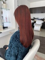 ピースヘアデザイン(Peace hair design)&nbsp;赤系カラー／ツヤ髪