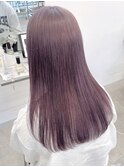 ラベンダーカラー/ラベンダー/ラベンダーピンクカラー/艶髪