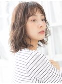 前髪パーマアースカラーフレンチカジュアルh420代30代40代