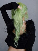 美髪ロング韓国ヘア顔周りレイヤーくびれヘア_ba552292