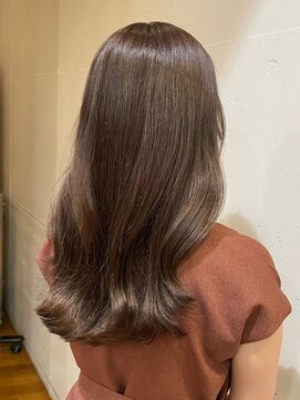 オーガニック リブ 川越(organic+live) 大人美人ショコラアッシュ韓国ヘアモテ髪