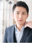 アップバング清潔感フェードカットY南越谷