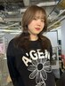 miyu限定★大人気！柔らかい透明感カラー＋カット＋保湿トリートメント￥12000