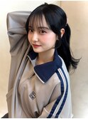 顔まわりカット/前髪カット/サイドバング/シースルーバング
