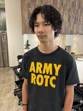 トーナイリーム 放出店(TONAI Rem) ウルフレイヤー×ツイストスパイラルパーマ