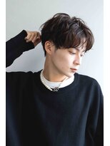 メンズデザインバイラフ 八乙女(Men's desgin by Rough)&nbsp;MEN’S HAIR/サーフカール/刈り上げセンターパート/八乙女