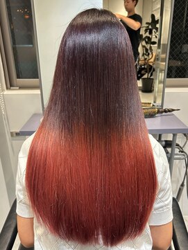 テクネ 天神大名(techne) 天神大名今泉ブリーチデザインカラー透明感アンブレラハイライト