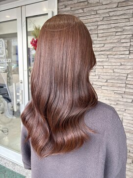 ハイバレーヘアーメゾン(HIGH VALLEY HAIRMAISON) ナチュラルブラウンロングフェイスレイヤーチョコレートブラウン