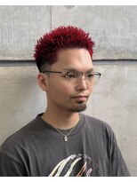 オーシャントーキョー ホワイト 原宿(OCEAN TOKYO WHITE)&nbsp;スパイキーショートベリーショート短髪アップバングフェード