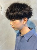 シャドウパーマメンズパーマメンズマッシュニュアンスパーマ高崎