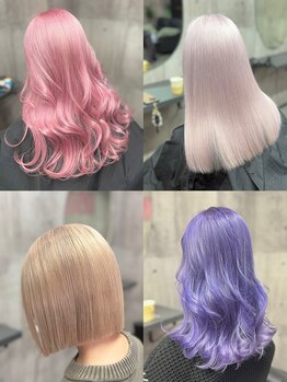 ノーン(NONE)の写真/ブリーチカラーのスペシャリスト◎トレンドを取り入れながらも個性も大事に！最新カラーならNONE♪