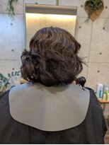 ミューズ 藤が丘店(MUSE)&nbsp;Befor/40代/白髪ぼかし×クセ毛を活かすカット