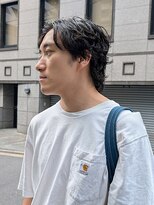 サリー 大森(Sally)&nbsp;メンズ/メンズパーマ/センターパート/メンズミディアム