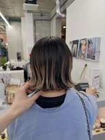 テンション(tension)&nbsp;ボブプレイングカラーブリーチカラーダブルカラー札幌駅大通駅